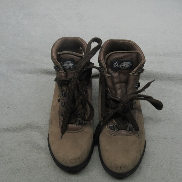 Vasque Men 8M Hiking Boots Brown Skywalk Leather Gore-Tex Waterproof Lace Up VTG main image 12